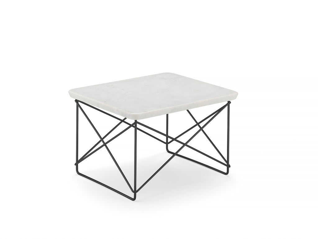 Vitra Eames LTR Occasional Table - Marble / Basic Dark