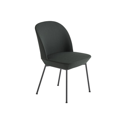 Oslo Side Chair by Muuto - Twill Weave 990 / Black Steel Base