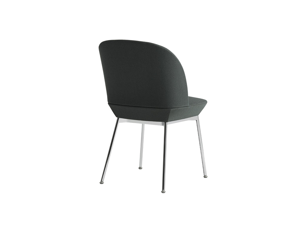 Oslo Side Chair by Muuto - Twill Weave 990 / Chrome Base