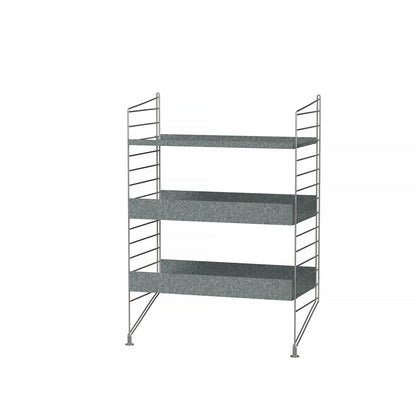 String Outdoor Galvanised Shelving - Combination B