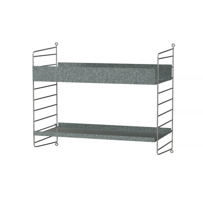 String Outdoor Galvanised Shelving - Combination D