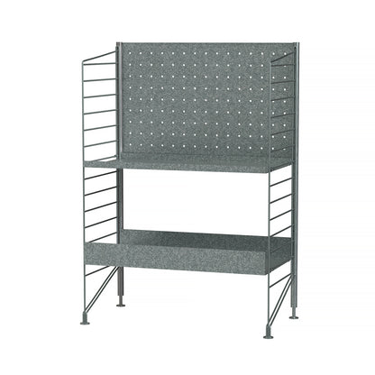 String Outdoor Galvanised Shelving - Combination I