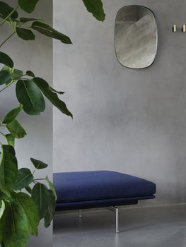 Outline Daybed Without Cushion in Vidar 554 / Aluminium Legs by Muuto