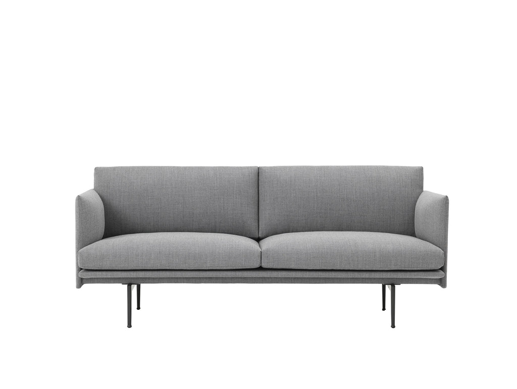 Muuto Outline Sofa, 2 Seat, Fiord 151