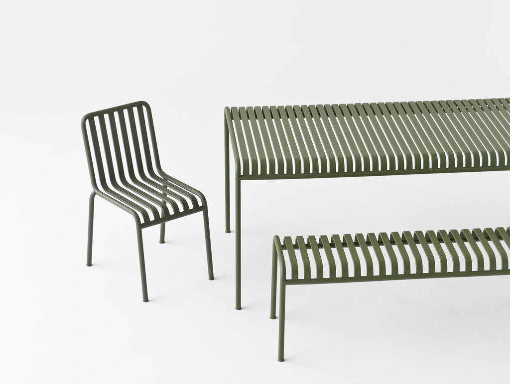 HAY Palissade Table, 160 cm, Olive