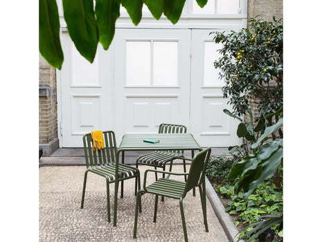 HAY Palissade Table, 80 cm, Olive