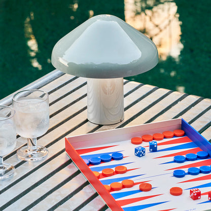HAY Pao Portable Lamp by HAY - Cool Grey