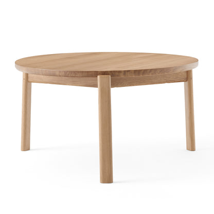Passage Lounge Table by Menu - D70 cm / natural oak