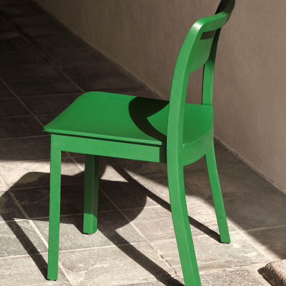 Pastis Chair by HAY - Without Armrest / Pine Green Water-Based Lacquered Ash