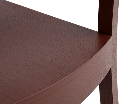 Pastis Chair by HAY - Without Armrest / Barn Red Water-Based Lacquered Ash