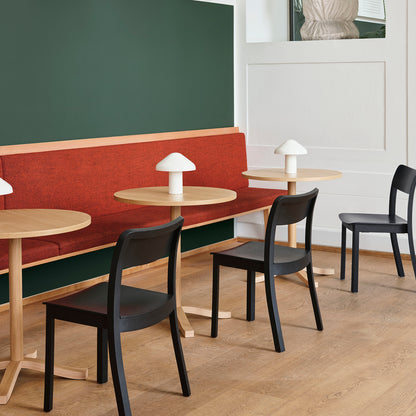 Pastis Table by HAY - Diameter 70 cm / Height 74 cm / Water-Based Lacquered Oak