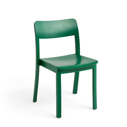 Pastis Chair by HAY - Without Armrest / Pine Green Water-Based Lacquered Ash