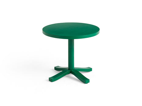 Pastis Table by HAY - Diameter 46 x Height 40 cm / Pine Green Water-Based Lacquered Ash