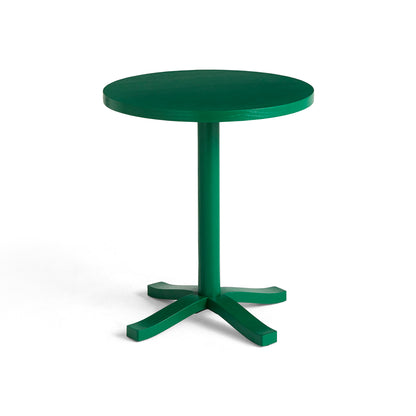 Pastis Table by HAY - Diameter 46 x Height 52 cm / Pine Green Water-Based Lacquered Ash