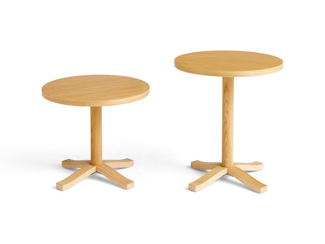Pastis Table by HAY - Diameter 46 x Height 40 cm / Diameter 46 x Height 52 cm / Water-Based Lacquered Oak