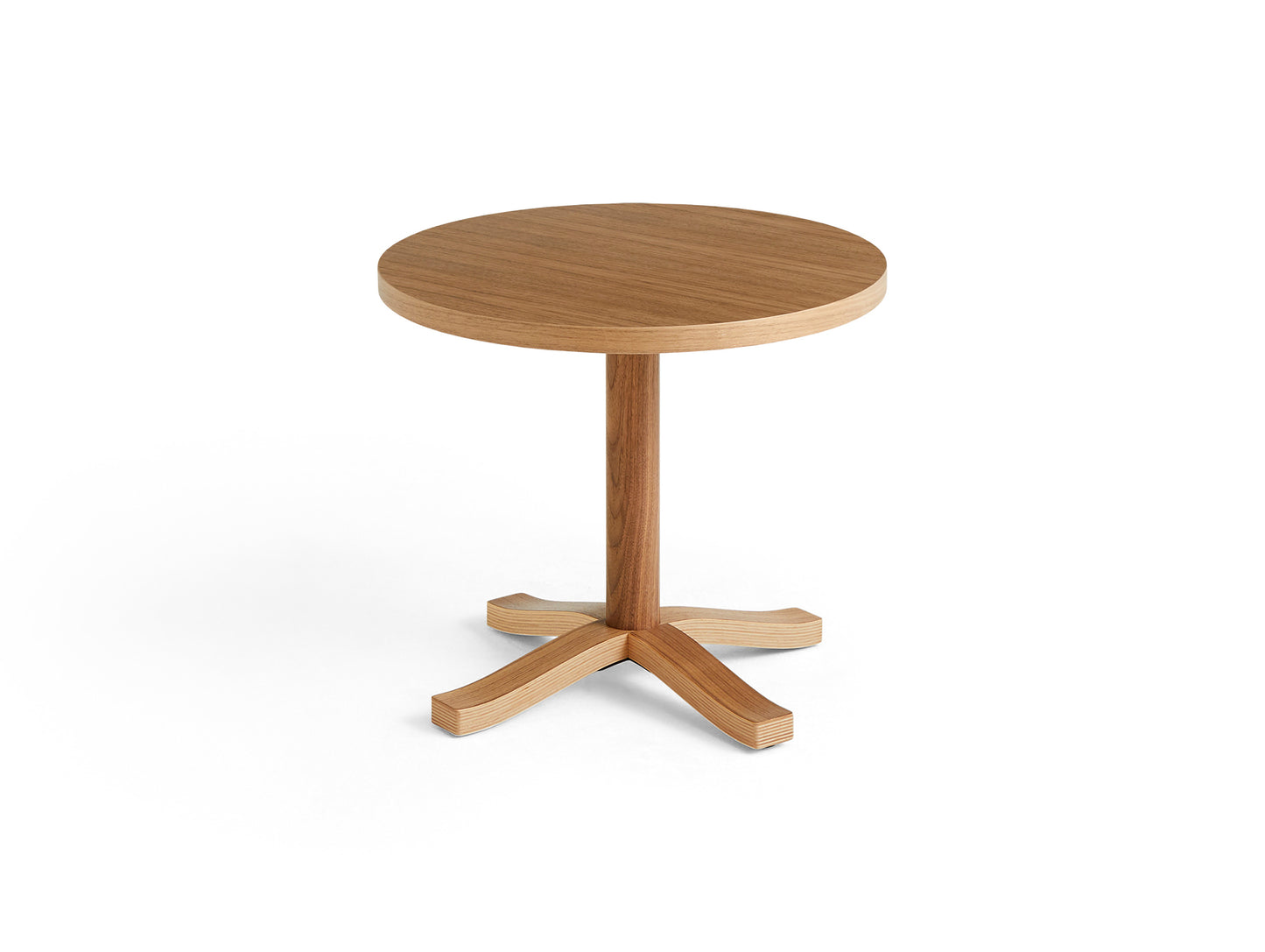 Pastis Table by HAY - Diameter 46 x Height 40 cm / Water-Based Lacquered Walnut