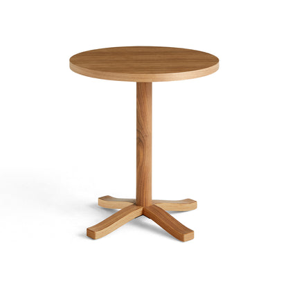 Pastis Table by HAY - Diameter 46 x Height 52 cm / Water-Based Lacquered Walnut