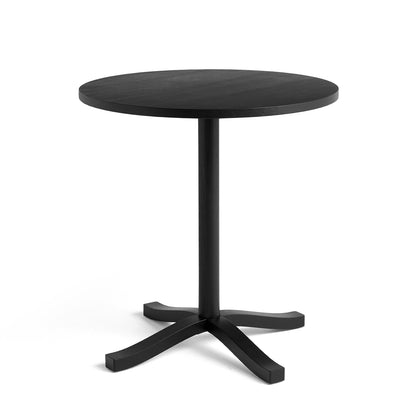 Pastis Table by HAY - Diameter 70 x Height 74 cm / Black Water-Based Lacquered Ash