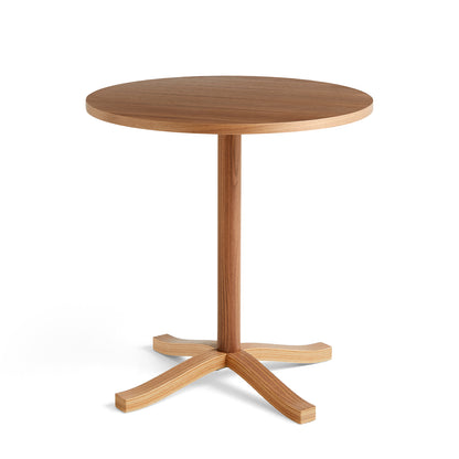 Pastis Table by HAY - Diameter 70 x Height 74 cm / Water-Based Lacquered Walnut
