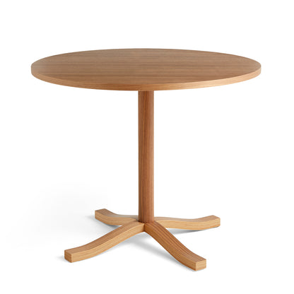 Pastis Table by HAY - Diameter 90 x Height 74 cm / Water-Based Lacquered Walnut