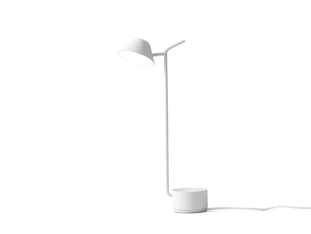 White Peek Table Lamp by Menu
