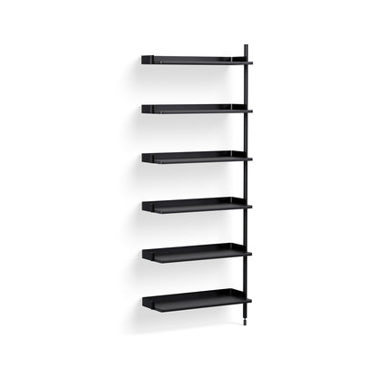 Pier System 100 Add-ons by HAY - Black Anodised Aluminium Uprights / PS Black 