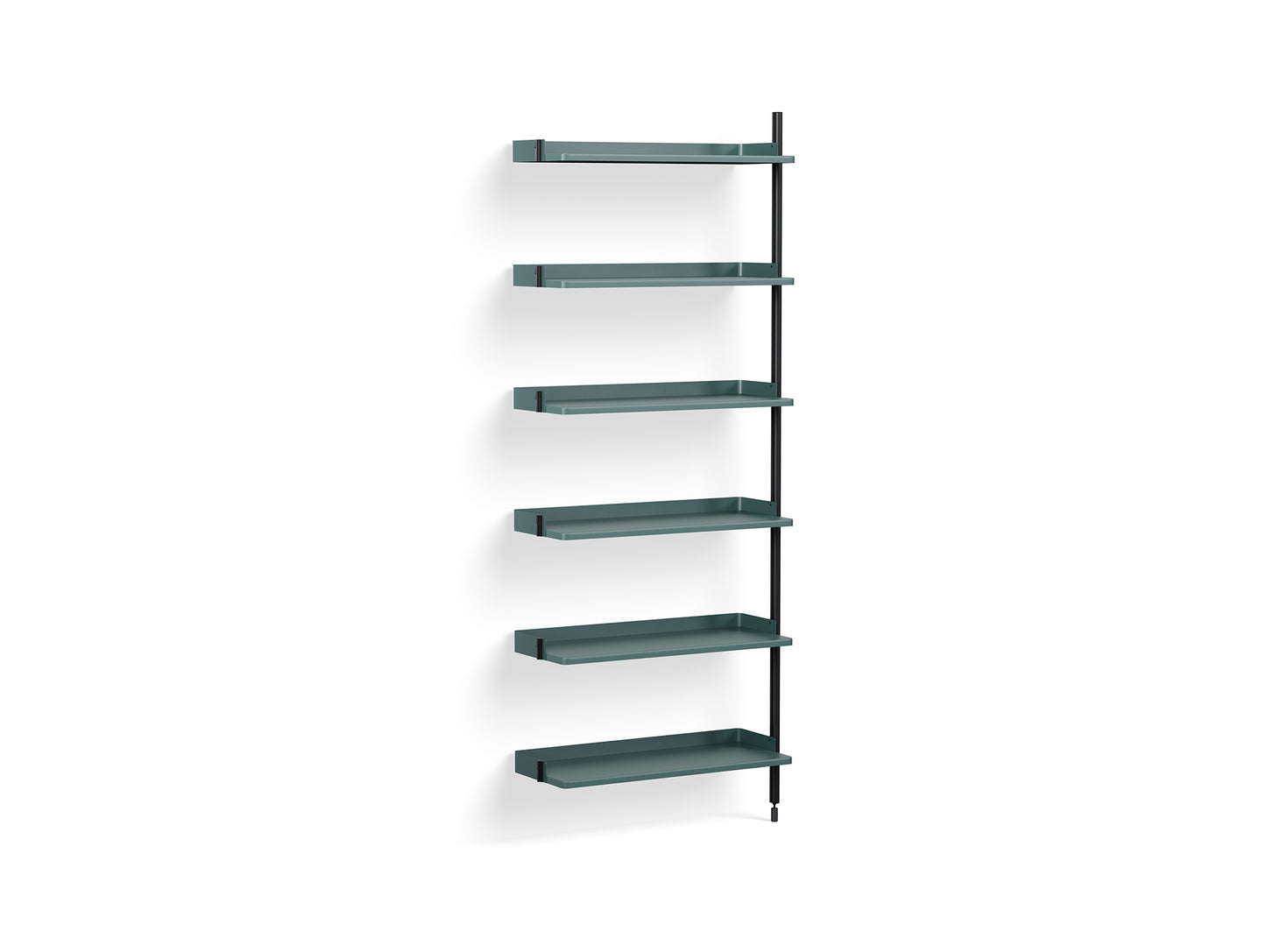 Pier System 100 Add-ons by HAY - Black Anodised Aluminium Uprights / PS Blue 