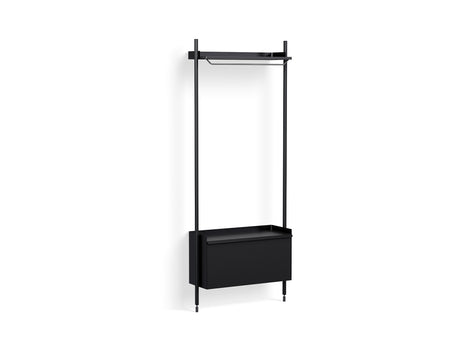 Pier System 1001 by HAY - Black Anodised Aluminium Uprights / PS Black