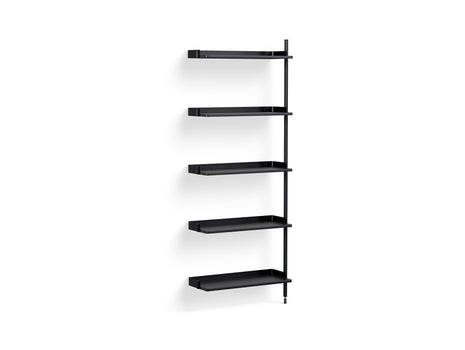 Pier System 110 Add-ons by HAY - Black Anodised Aluminium Uprights / PS Black 
