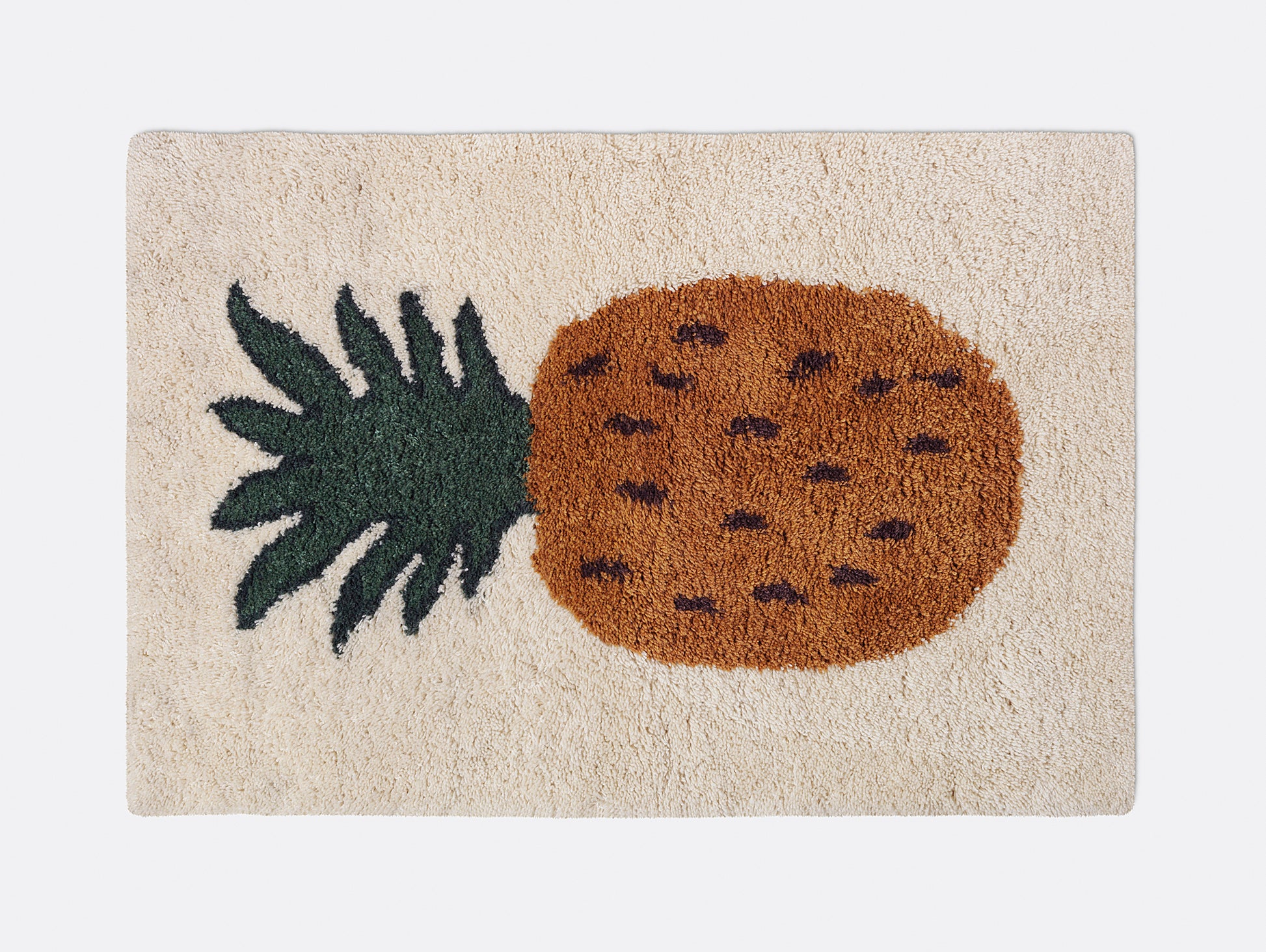 Fruiticana Pineapple Rug By Ferm Living Really Well Made fruiticana-pineapple-rug-by-ferm-living-really-well-made