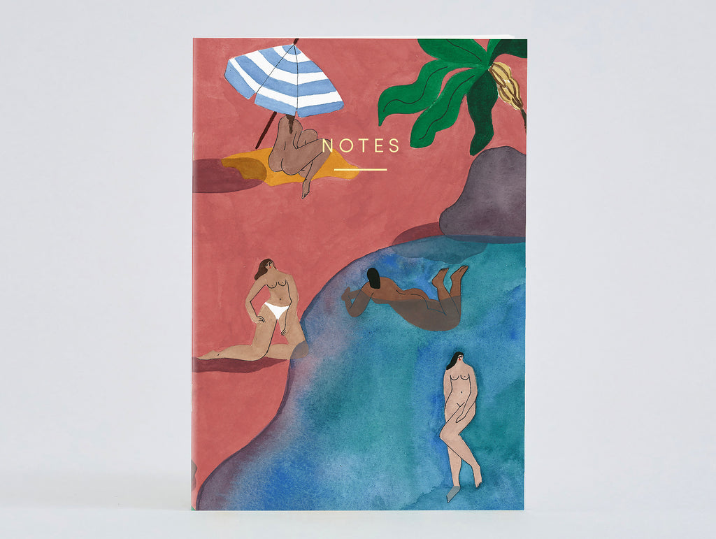 Pink Beach Notebook by Wrap