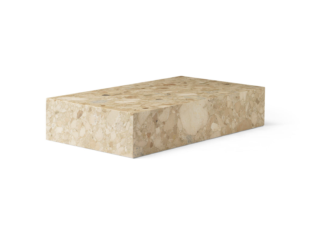 Marble Plinth Grand - Sand Kunis Breccia Marble - by Menu