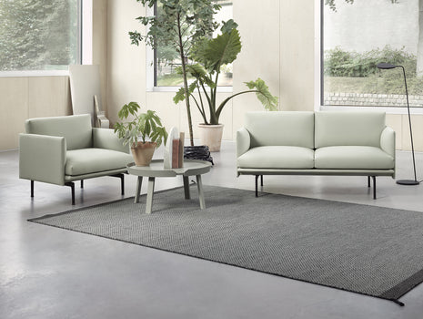 Ply Rug Dark Grey by Muuto