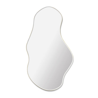 Pond Mirror by Ferm Living - Large - Polished Brass Frame