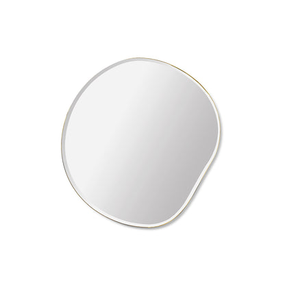 Pond Mirror by Ferm Living - Small - Polished Brass Frame