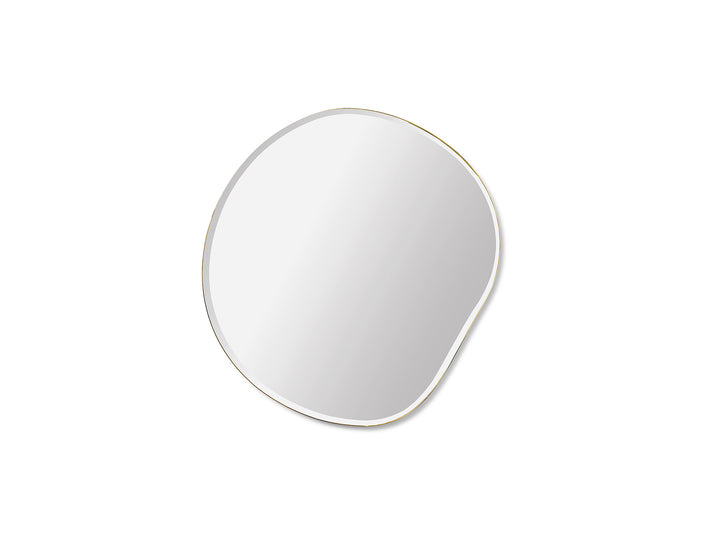 Pond Mirror by Ferm Living - Small - Polished Brass Frame