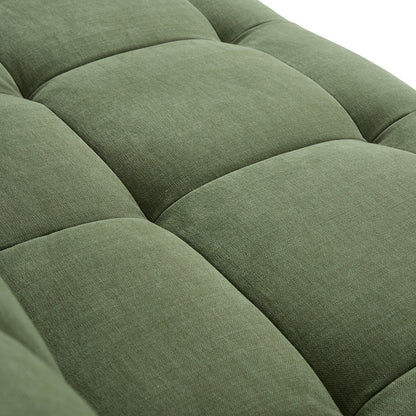 Quilton Corner Sofa by HAY - Combination 24 / Left / Linara Tarragon 100