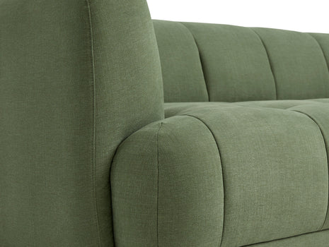 Quilton Corner Sofa by HAY - Combination 25 / Linara Tarragon 100