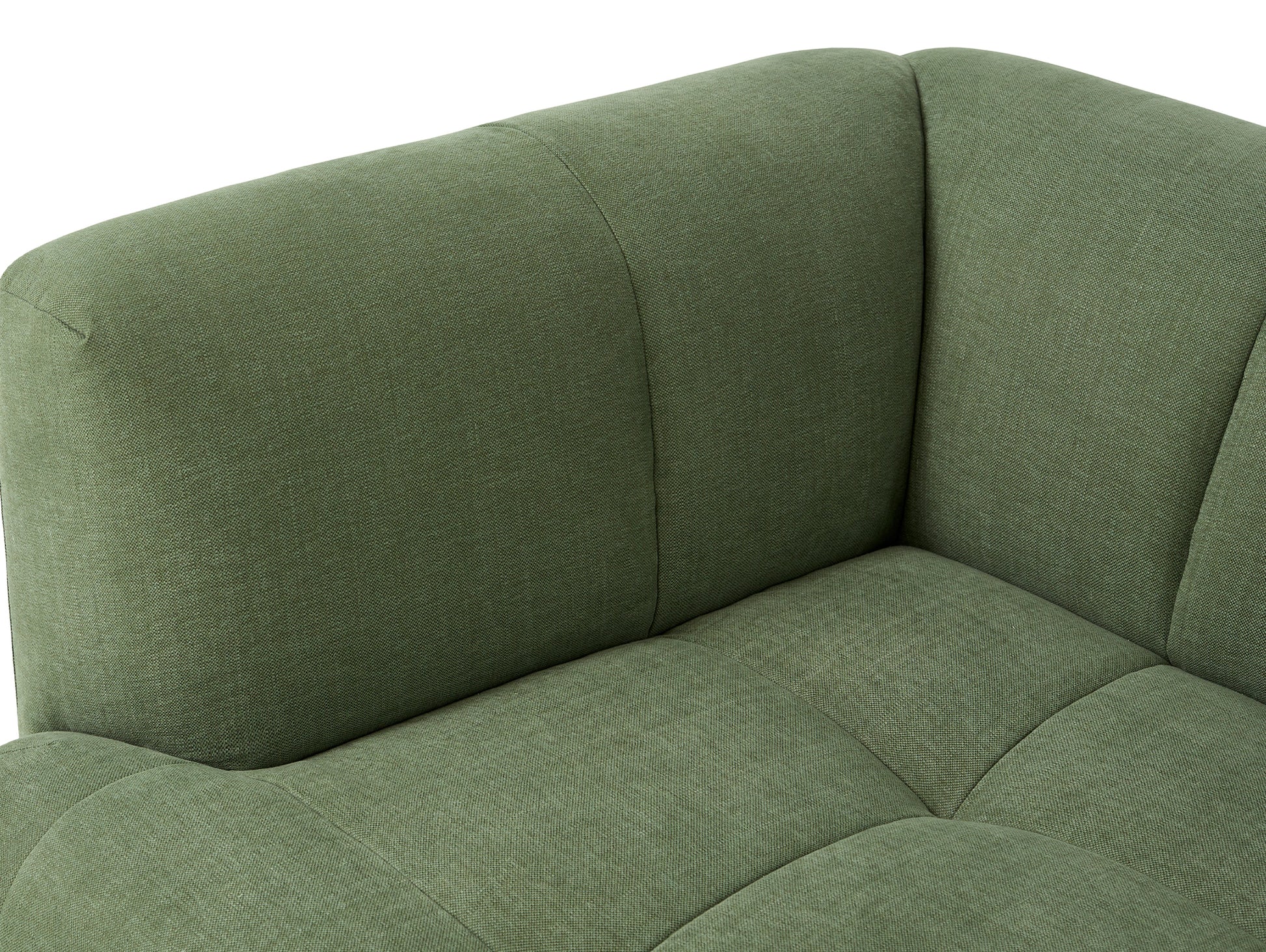 Quilton Corner Sofa by HAY - Combination 25 / Linara Tarragon 100