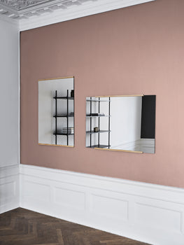 Rectangular Wall Mirror by Moebe - 70 x 100 cm in Oak