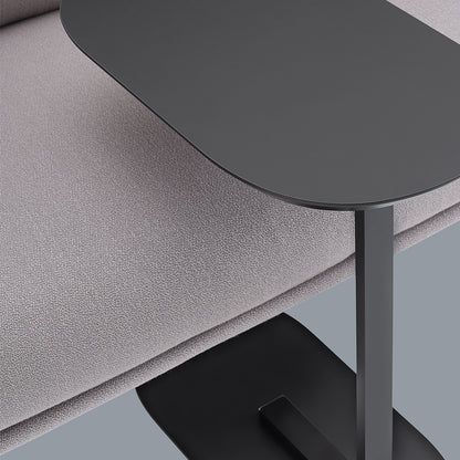 Black Relate Side Table by Muuto