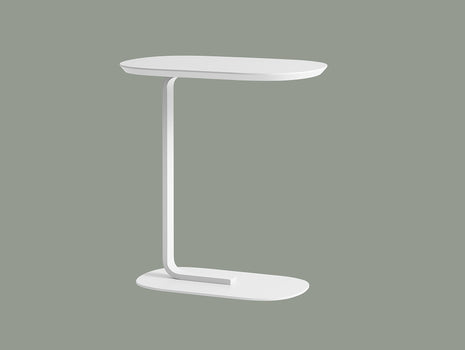 Off-White Relate Side Table by Muuto