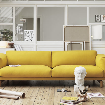 Rest Sofa by Muuto - 3 Seater / Hallingdal 457