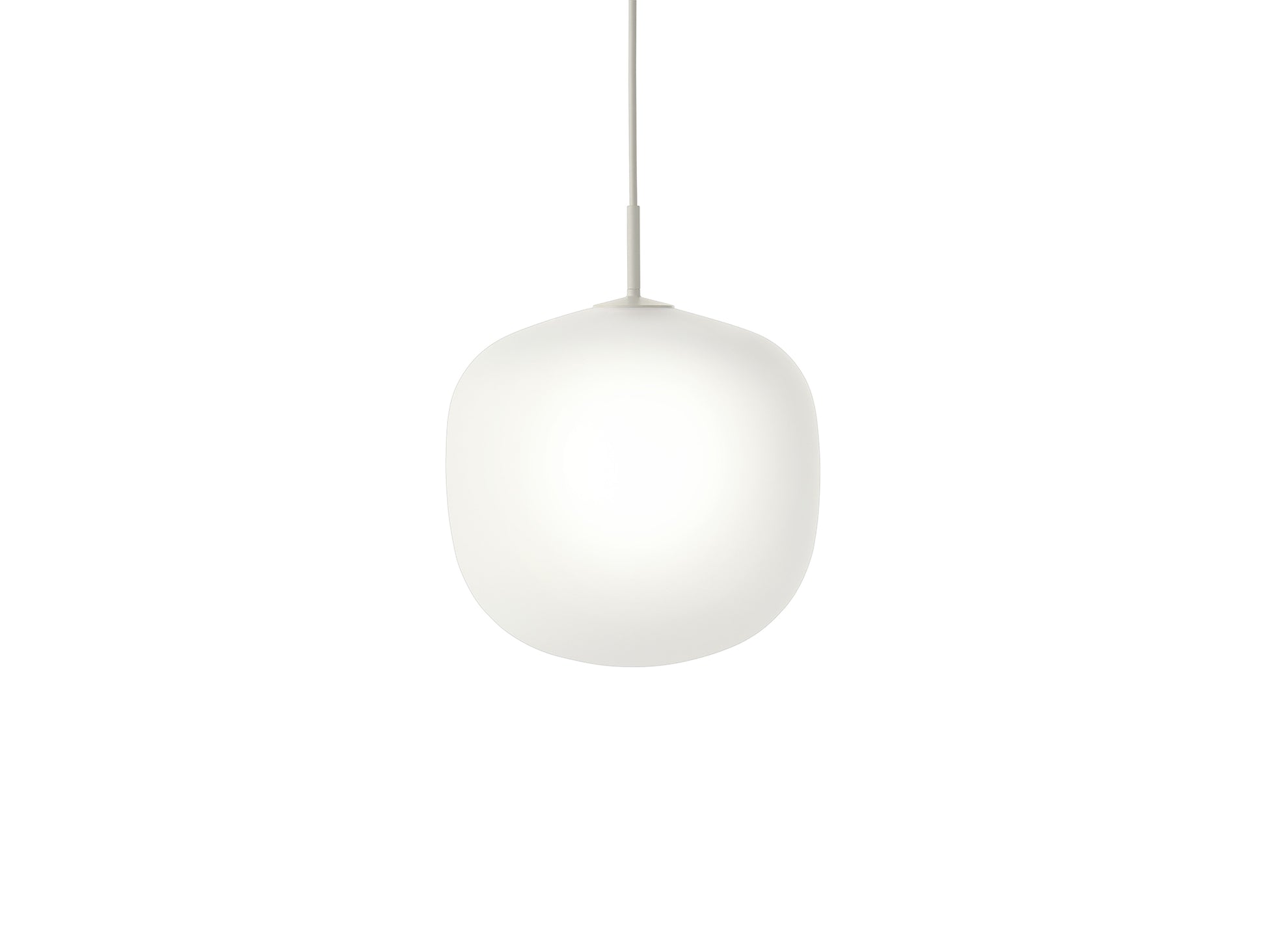 Rime Pendant Lamp by Muuto - Diameter 37 cm / Grey