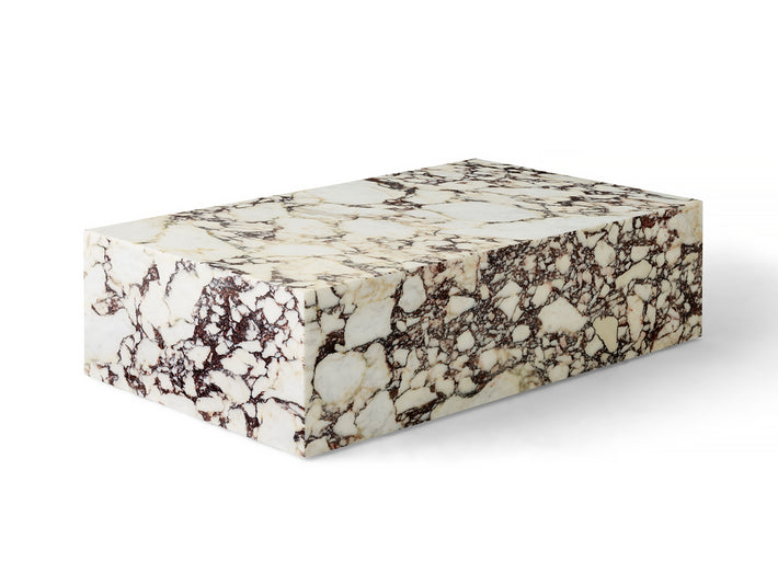 Marble Plinth Low - Calacatta Viola Marble - by Menu