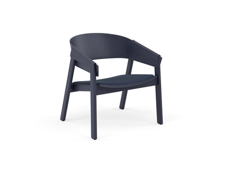 Cover Lounge Chair Upholstered by Muuto - Midnight Blue Oak / Sabi 771