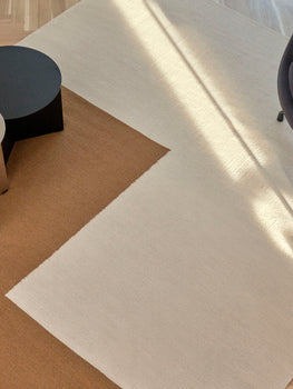 200 x 300 cm / Brown / Ethan Cook Flat Works Rug by HAY