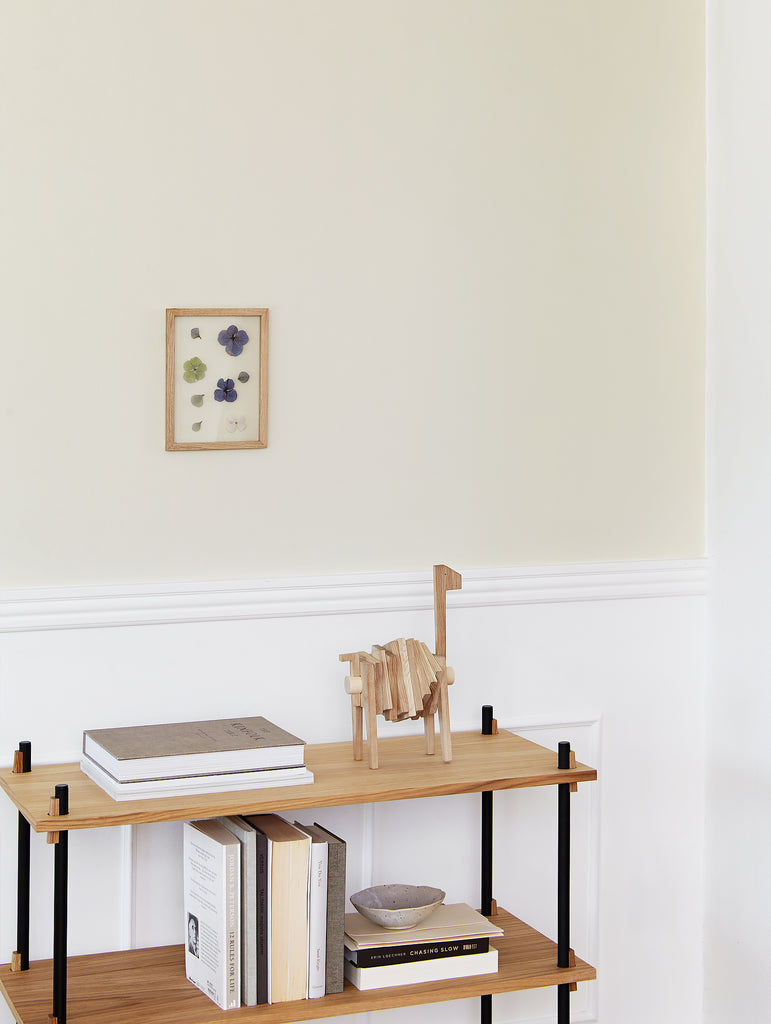 Moebe Shelving System - S.85.1.A Set in Black / Oiled Oak