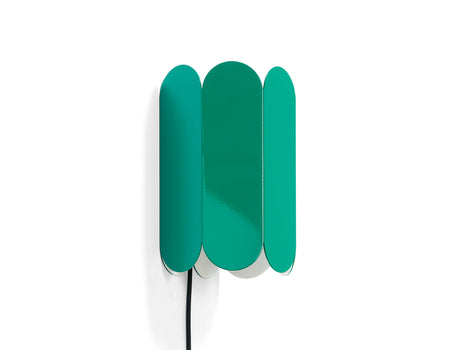 Sea Green Arcs Wall Switch Lamp by HAY