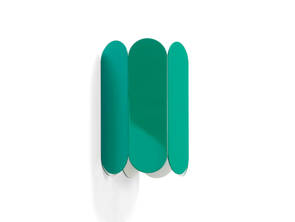 Sea Green Arcs Wall Sconce Lamp by HAY